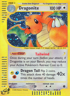Dragonite, Expedition Base Set #9, Pokémon TCG card