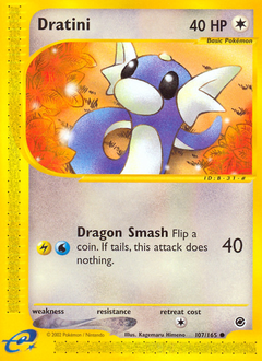 Dratini, Expedition Base Set #107, Pokémon TCG card