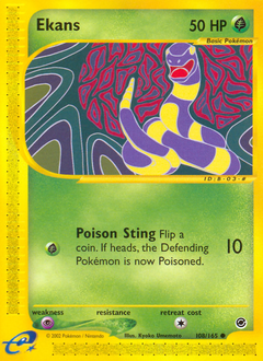 Ekans, Expedition Base Set #108, Pokémon TCG card