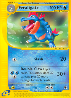 Feraligatr, Expedition Base Set #46, Pokémon TCG card