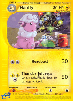 Flaaffy, Expedition Base Set #77, Pokémon TCG card