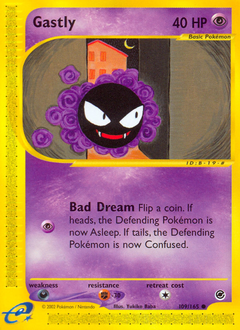 Gastly, Expedition Base Set #109, Pokémon TCG card