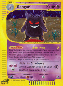 Gengar, Expedition Base Set #13, Pokémon TCG card