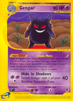 Gengar, Expedition Base Set #48, Pokémon TCG card