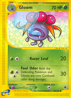 Gloom, Expedition Base Set #78, Pokémon TCG card