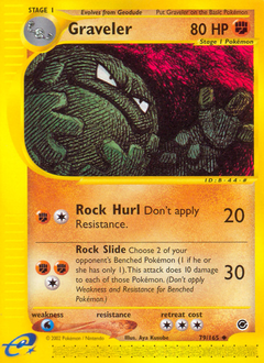 Graveler, Expedition Base Set #79, Pokémon TCG card