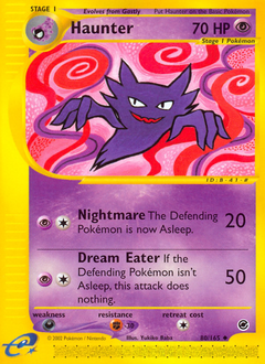 Haunter, Expedition Base Set #80, Pokémon TCG card