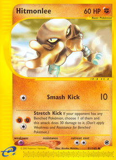 Hitmonlee, Expedition Base Set #81, Pokémon TCG card