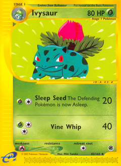 Ivysaur, Expedition Base Set #82, Pokémon TCG card