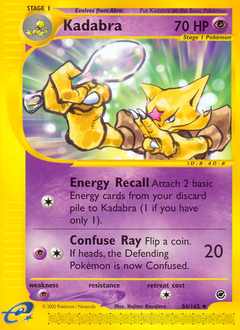 Kadabra, Expedition Base Set #84, Pokémon TCG card