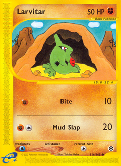Larvitar, Expedition Base Set #116, Pokémon TCG card