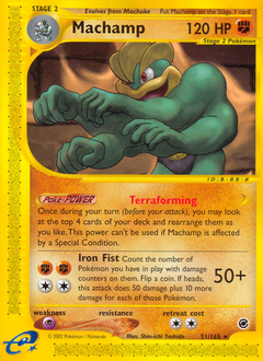 Machamp, Expedition Base Set #51, Pokémon TCG card