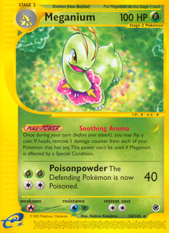 Meganium, Expedition Base Set #54, Pokémon TCG card