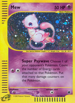 Mew, Expedition Base Set #19, Pokémon TCG card