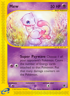 Mew, Expedition Base Set #55, Pokémon TCG card