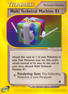 Multi Technical Machine 01, Expedition Base Set #144, Pokémon TCG card