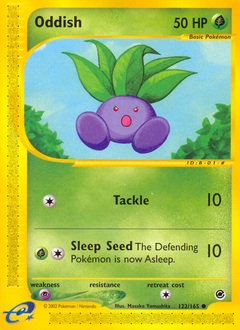 Oddish, Expedition Base Set #122, Pokémon TCG card