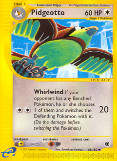Pidgeotto, Expedition Base Set #88, Pokémon TCG card