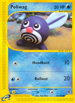 Poliwag, Expedition Base Set #125, Pokémon TCG card