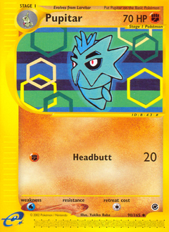 Pupitar, Expedition Base Set #90, Pokémon TCG card