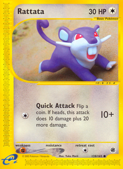 Rattata, Expedition Base Set #128, Pokémon TCG card