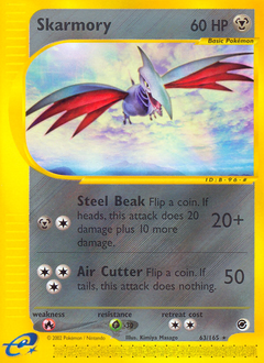 Skarmory, Expedition Base Set #63, Pokémon TCG card