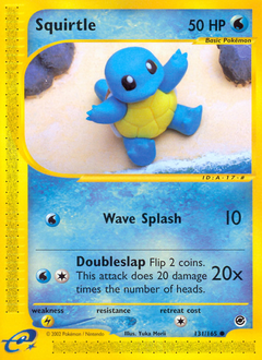 Squirtle, Expedition Base Set #131, Pokémon TCG card