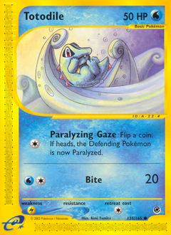 Totodile, Expedition Base Set #135, Pokémon TCG card