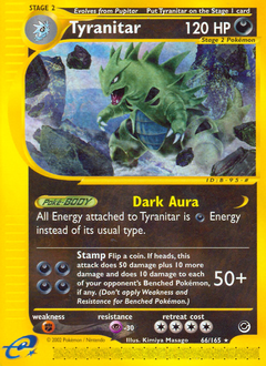 Tyranitar, Expedition Base Set #66, Pokémon TCG card