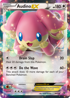 Audino-EX, Fates Collide #84, Pokémon TCG card