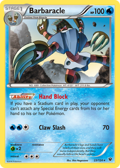 Barbaracle, Fates Collide #23, Pokémon TCG card