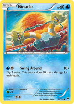 Binacle, Fates Collide #22, Pokémon TCG card