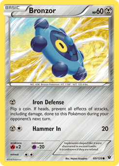 Bronzor, Fates Collide #60, Pokémon TCG card