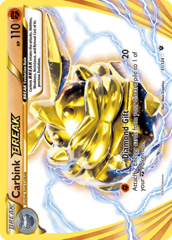 Carbink BREAK, Fates Collide #51, Pokémon TCG card