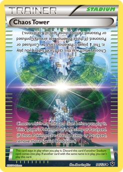 Chaos Tower, Fates Collide #94, Pokémon TCG card