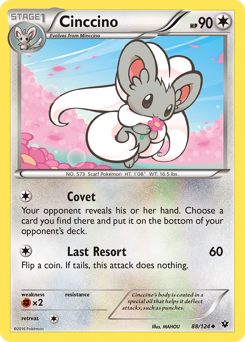 Cinccino, Fates Collide #88, Pokémon TCG card
