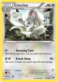 Cinccino, Fates Collide #89, Pokémon TCG card