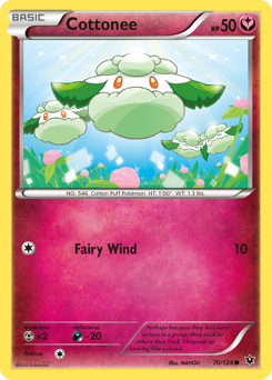 Cottonee, Fates Collide #70, Pokémon TCG card