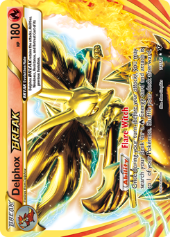 Delphox BREAK, Fates Collide #14, Pokémon TCG card