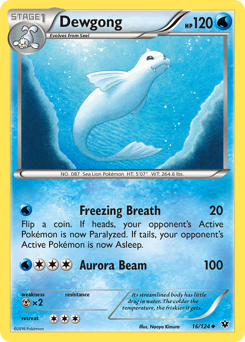 Dewgong, Fates Collide #16, Pokémon TCG card