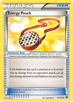 Energy Pouch, Fates Collide #97, Pokémon TCG card