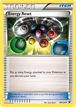 Energy Reset, Fates Collide #98, Pokémon TCG card
