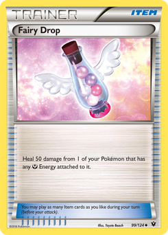 Fairy Drop, Fates Collide #99, Pokémon TCG card