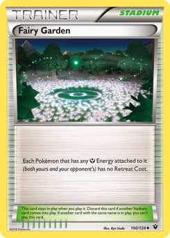 Fairy Garden, Fates Collide #100, Pokémon TCG card