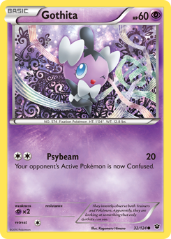 Gothita, Fates Collide #32, Pokémon TCG card