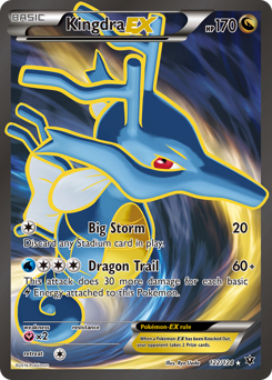 Kingdra-EX, Fates Collide #122, Pokémon TCG card