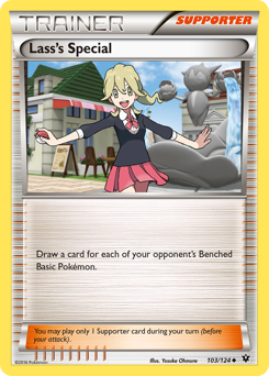 Lass's Special, Fates Collide #103, Pokémon TCG card