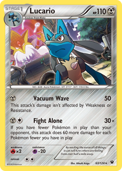 Lucario, Fates Collide #63, Pokémon TCG card