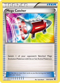 Mega Catcher, Fates Collide #104, Pokémon TCG card