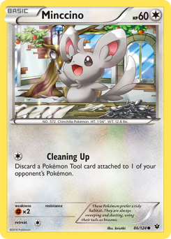 Minccino, Fates Collide #86, Pokémon TCG card